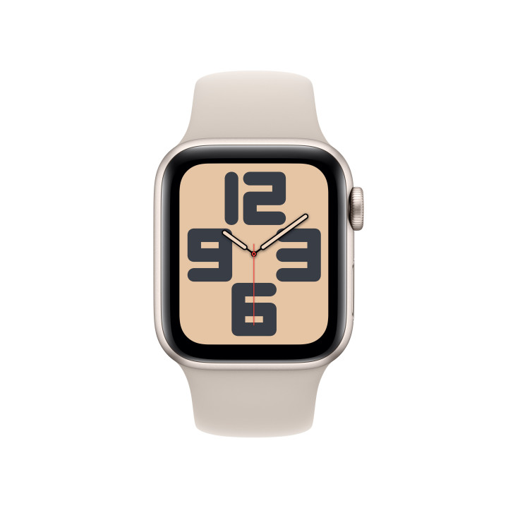 Apple Watch SE OLED 40 mm Digital 324 x 394 pixels Ecrã táctil Bege Wi-Fi GPS