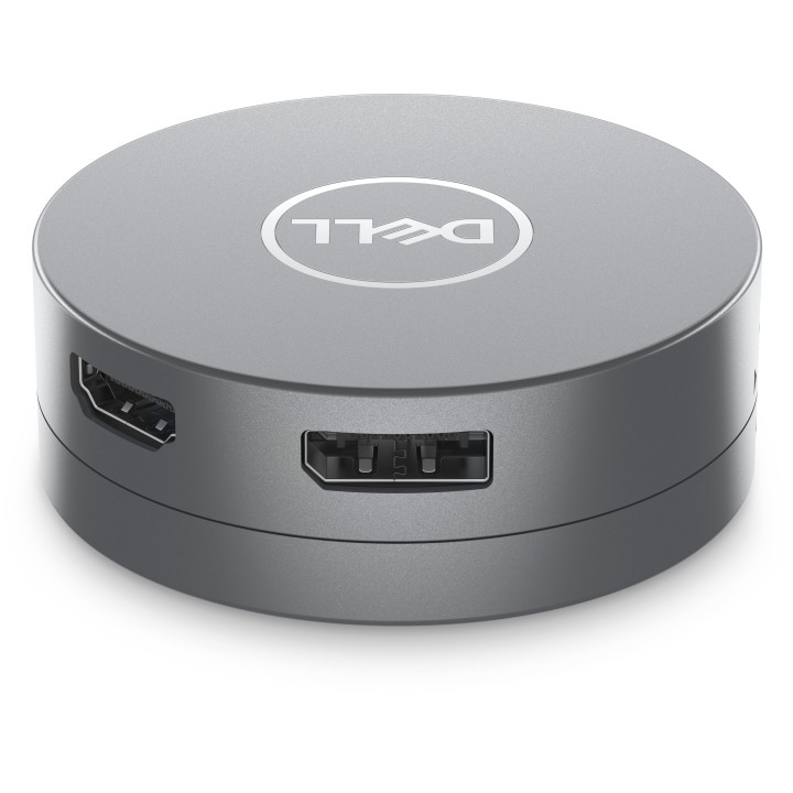 DELL DA305 Com fios USB 3.2 Gen 2 (3.1 Gen 2) Type-C Prateado