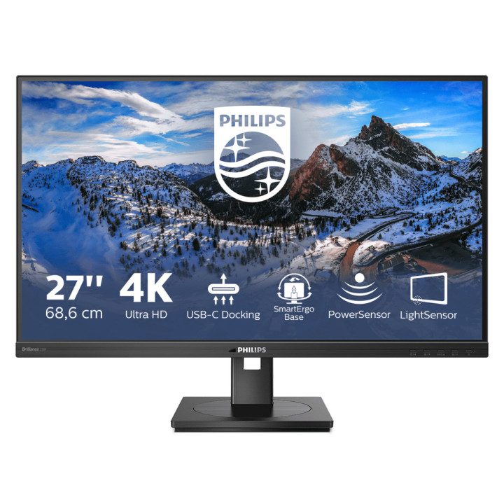 Philips 279P1 00 LED display 68,6 cm (27") 3840 x 2160 pixels 4K Ultra HD Preto