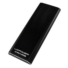 LC-Power LC-M2-C-NVME Caixa para Discos Rígidos Compartimento SSD Preto M.2