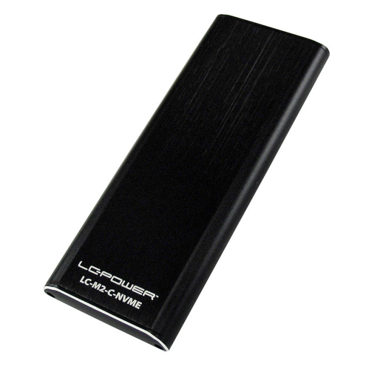 LC-Power LC-M2-C-NVME Caixa para Discos Rígidos Compartimento SSD Preto M.2