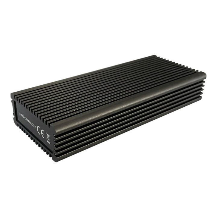 LC-Power LC-M2-C-NVME-2X2 Caixa para Discos Rígidos Compartimento SSD Preto M.2