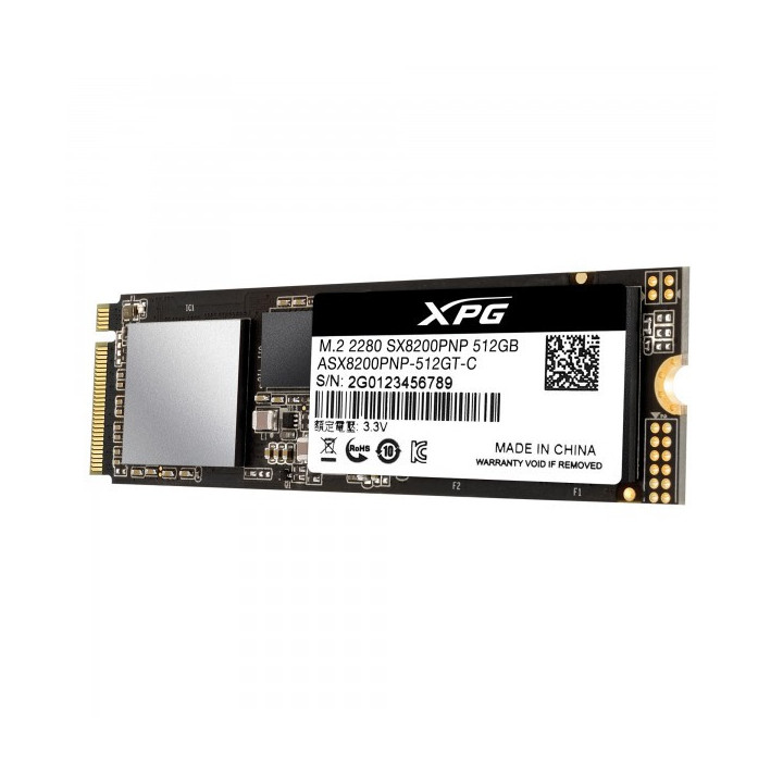 XPG SX8200 Pro M.2 512 GB PCI Express 3.0 3D TLC NVMe