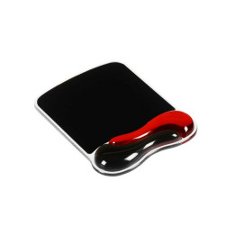 Kensington Tapete para rato Duo Gel em vermelho cinzento