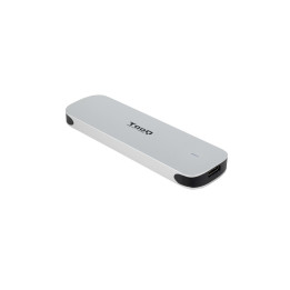 TooQ TQE-2202S Caixa para Discos Rígidos Compartimento SSD Prateado M.2