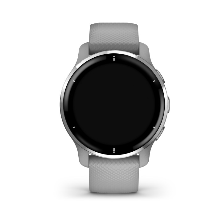 Garmin Venu 2 Plus GPS 3,3 cm (1.3") AMOLED 43 mm Digital 416 x 416 pixels Ecrã táctil Cinzento, Prateado Wi-Fi