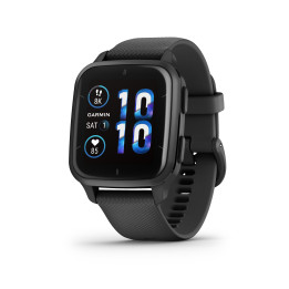 Garmin Venu Sq 2 Music 3,56 cm (1.4") AMOLED 40 mm Digital Ecrã táctil Preto GPS