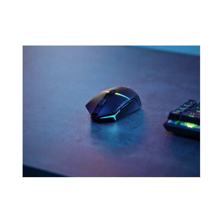 Corsair CH-931B011-EU rato Mão direita RF Wireless + Bluetooth Ótico 26000 DPI