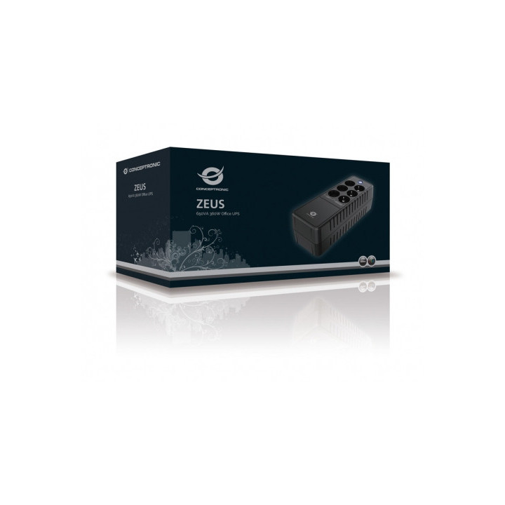 Conceptronic ZEUS05E UPS Em espera (Offline) 0,65 kVA 360 W 6 tomada(s) CA