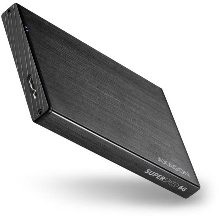 Caixa Externa AXAGON EE25-XA6 para SSD/HDD 2.5" USB3.0, SATA 6G, Aluminio