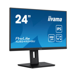 iiyama XUB2492HSU-B6 monitor de ecrã 60,5 cm (23.8") 1920 x 1080 pixels Full HD LED Preto