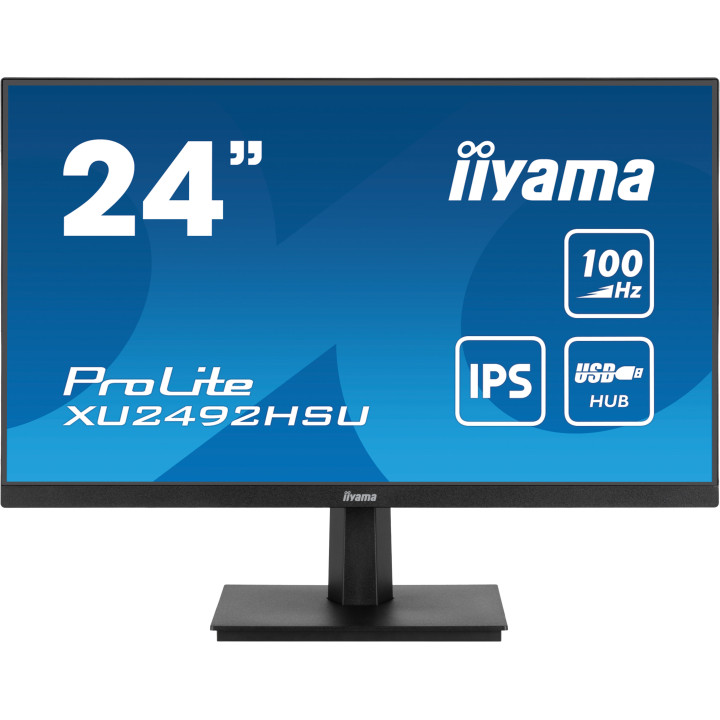 iiyama ProLite monitor de ecrã 60,5 cm (23.8") 1920 x 1080 pixels Full HD LED Preto