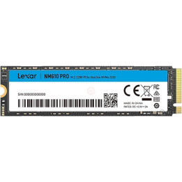 SSD Lexar NM610 PRO M.2 500GB PCI Express 3.0 NVMe