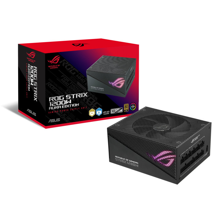 Fonte Modular ASUS ROG STRIX 1200W Gold Aura Edition ATX Preta