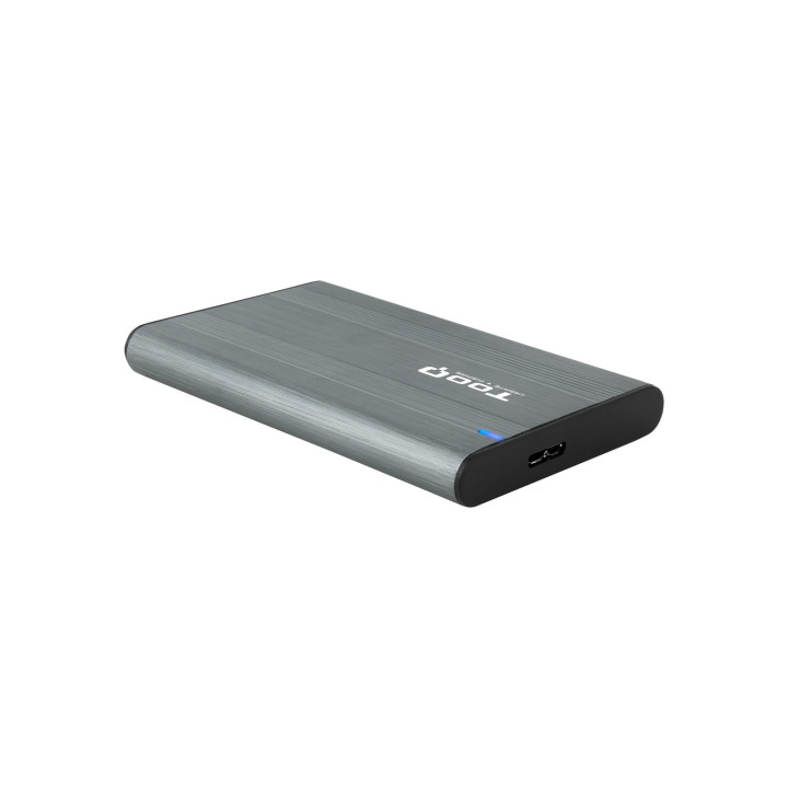 TooQ TQE-2503G Caixa para Discos Rígidos Compartimento HDD SSD Cinzento 2.5"