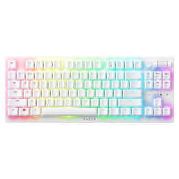 Teclado Razer DeathStalker V2 Pro Tenkeyless USB + RF Wireless + Bluetooth QWERTY Inglês (Estados Unidos) Branco