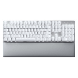 Teclado Razer Pro Type Ultra USB + RF Wireless + Bluetooth QWERTY Inglês (Estados Unidos) Prateado, Branco