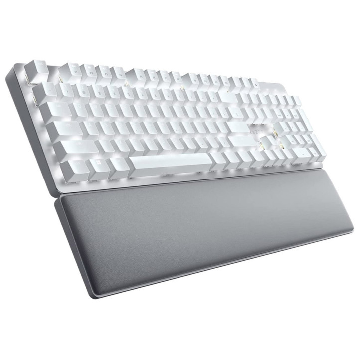 Teclado Razer Pro Type Ultra USB + RF Wireless + Bluetooth QWERTY Inglês (Estados Unidos) Prateado, Branco