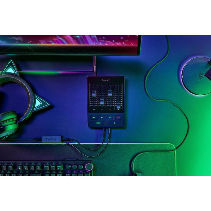 Razer RZ19-03860100-R3M1 misturador de áudio 4 canais 10 - 20000 Hz Preto