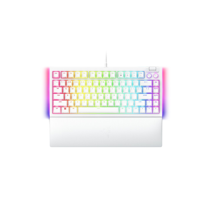Razer BlackWidow V4 75% teclado USB QWERTY Inglês (Estados Unidos) Branco