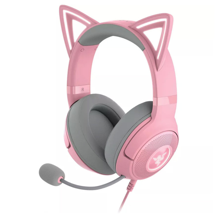 Headset Razer Kraken Kitty V2 Edition Quartz