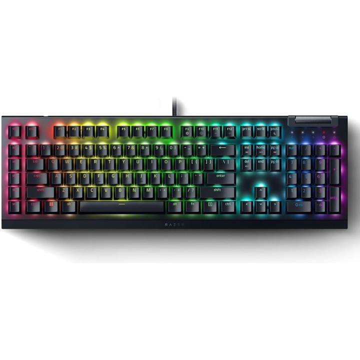 Teclado Gaming Razer BlackWidow V4 X (Yellow Switch)  USB QWERTY