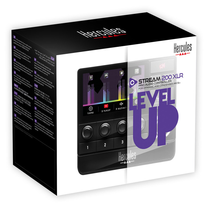 Controlador de Áudio Profissional Hercules Stream 200 XLR