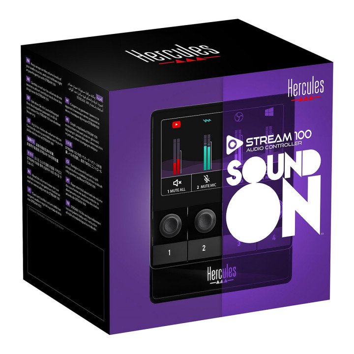 Controlador de Áudio Hercules Stream 100