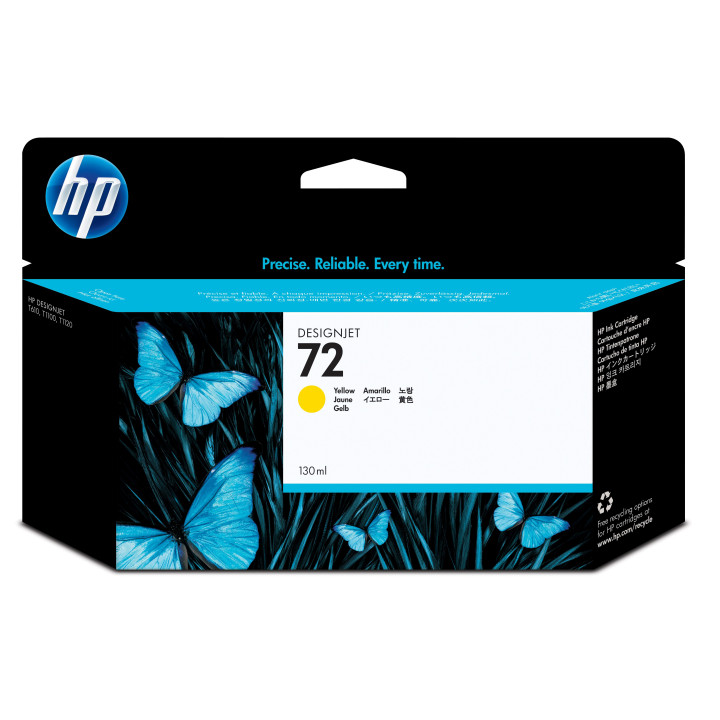 HP Tinteiro DesignJet 72 Amarelo de 130 ml