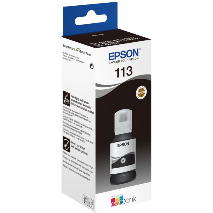 Tinteiro Original Epson 113 EcoTank Preto