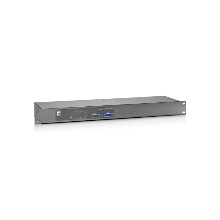 LevelOne FEP-1601 switch de rede Fast Ethernet (10 100) Power over Ethernet (PoE) Cinzento, Metálico