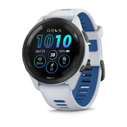 Garmin Forerunner 265 3,3 cm (1.3") AMOLED 46 mm Digital 416 x 416 pixels Ecrã táctil Preto, Branco Wi-Fi GPS
