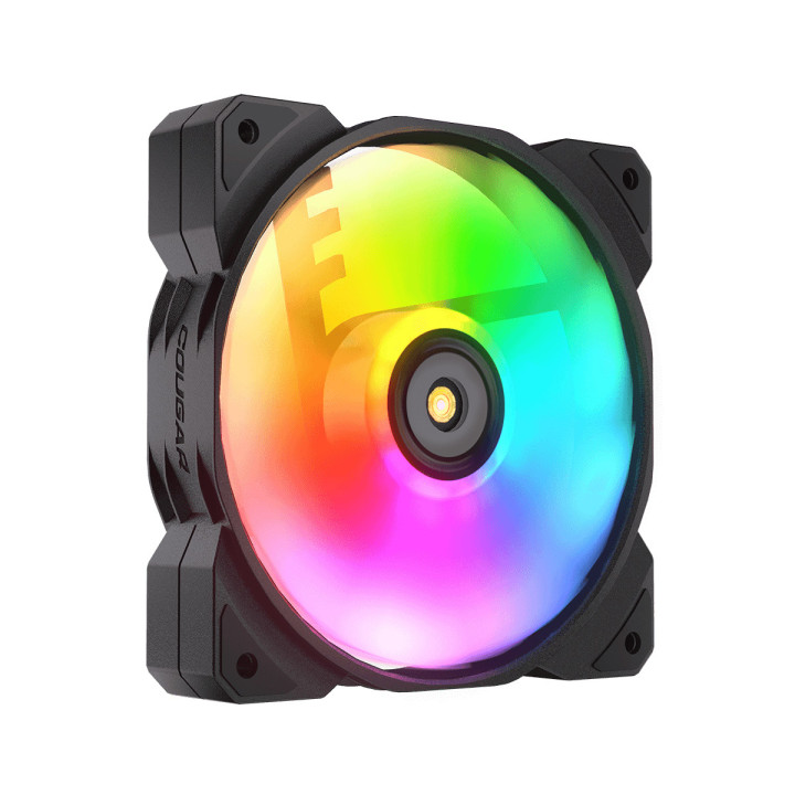 COUGAR Gaming CF-MHP12HB3-RGB Caixa de computador Arrefecimento a ar 12 cm Preto, Branco 3 unidade(s)