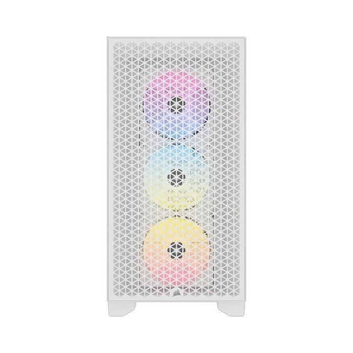 Caixa ATX Corsair 3000D Airflow RGB Branca Vidro Temperado