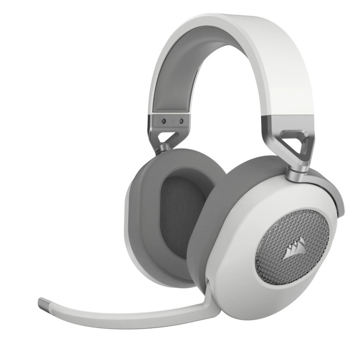 Corsair HS65 Auscultadores Sem fios Fita de cabeça Jogos Bluetooth Branco