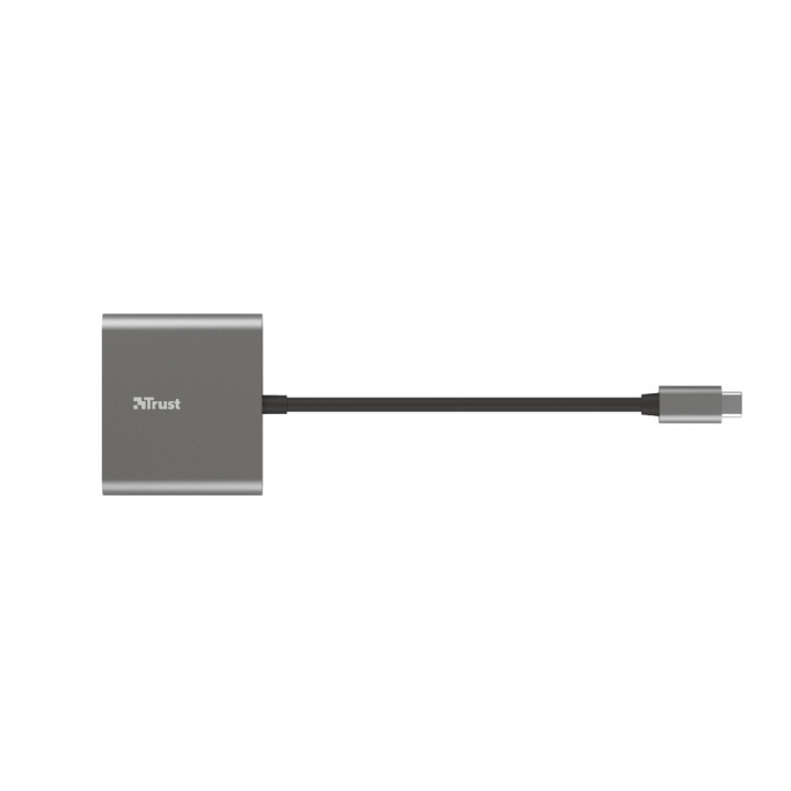 Trust Dalyx USB 3.2 Gen 1 (3.1 Gen 1) Type-C Alumínio, Preto