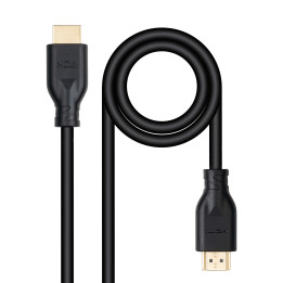 Nanocable 10.15.3901 cabo HDMI 1 m HDMI Type A (Standard) Preto