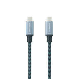 Nanocable 10.01.4100-COMB cabo USB 0,5 m USB 3.2 Gen 2 (3.1 Gen 2) USB C Preto, Cinzento