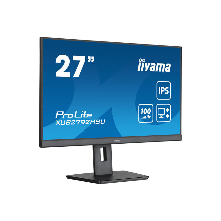 iiyama XUB2792HSU-B6 monitor de ecrã 68,6 cm (27") 1920 x 1080 pixels Full HD LED Preto