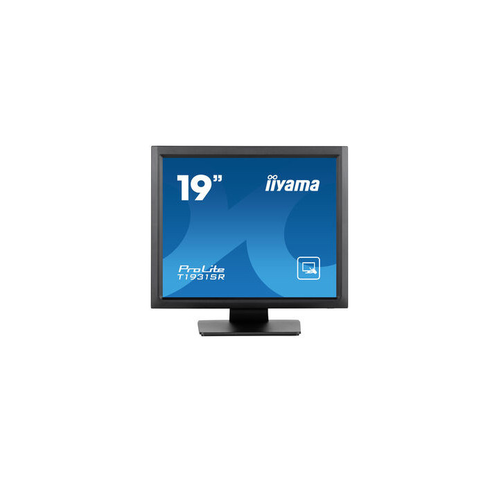 iiyama ProLite T1931SR-B1S monitor de ecrã 48,3 cm (19") 1280 x 1024 pixels SXGA LCD Ecrã táctil Preto