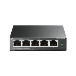 TP-Link TL-SG1005LP switch de rede Não-gerido Gigabit Ethernet (10 100 1000) Power over Ethernet (PoE) Preto