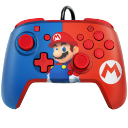 PDP REMATCH  Power Pose Mario Azul, Vermelho USB Gamepad Analógico   Digital Nintendo Switch, Nintendo Switch OLED