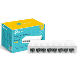 Switch de mesa TP-Link LS1008 Não-gerido 8 portas Fast Ethernet (10/100) Branco