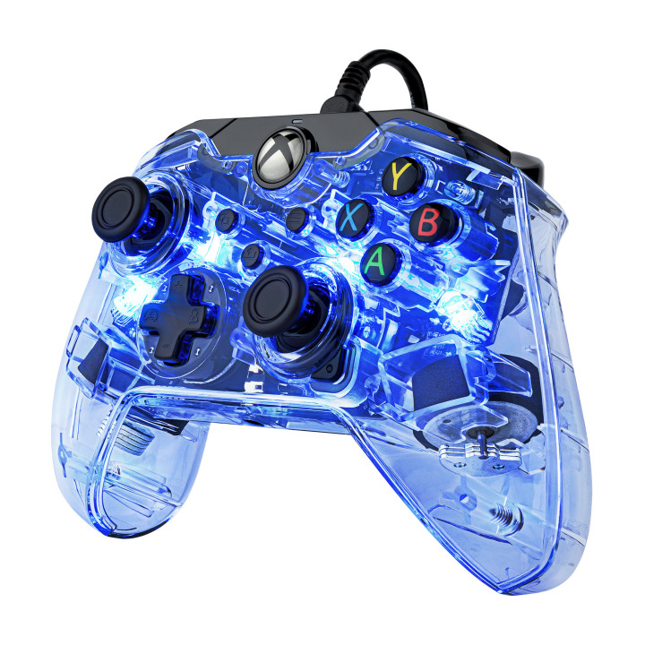 PDP Afterglow Preto, Azul, Transparente USB Gamepad Analógico   Digital Xbox One, Xbox Series S, Xbox Series X