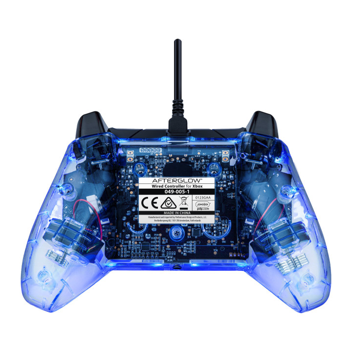 PDP Afterglow Preto, Azul, Transparente USB Gamepad Analógico   Digital Xbox One, Xbox Series S, Xbox Series X