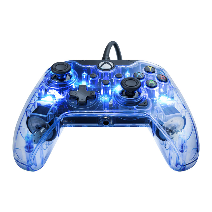 PDP Afterglow Preto, Azul, Transparente USB Gamepad Analógico   Digital Xbox One, Xbox Series S, Xbox Series X