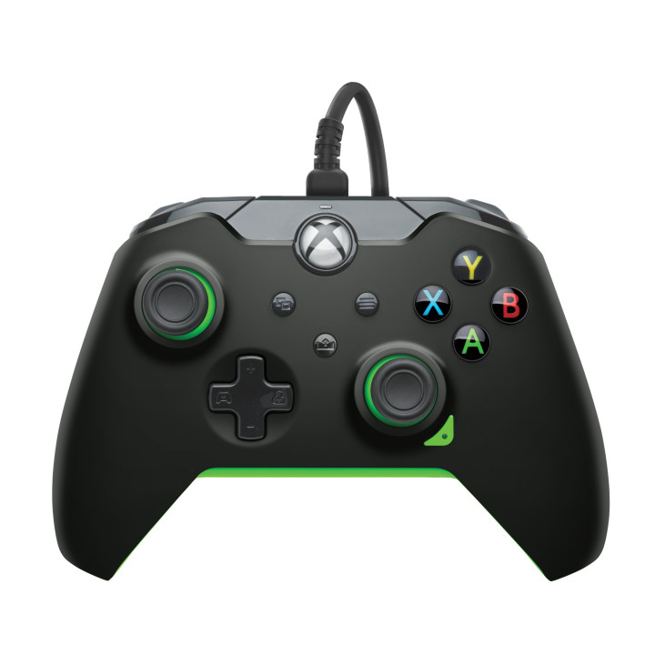 PDP Controlador com fios  Preto néon Para a Xbox Series X|S, Xbox One e Windows 10 11