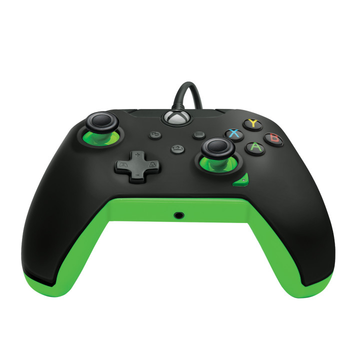 PDP Controlador com fios  Preto néon Para a Xbox Series X|S, Xbox One e Windows 10 11