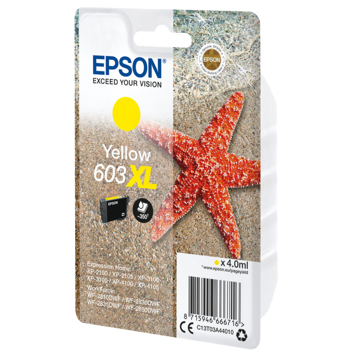 Epson C13T03A44010 tinteiro 1 unidade(s) Original Rendimento alto (XL) Amarelo