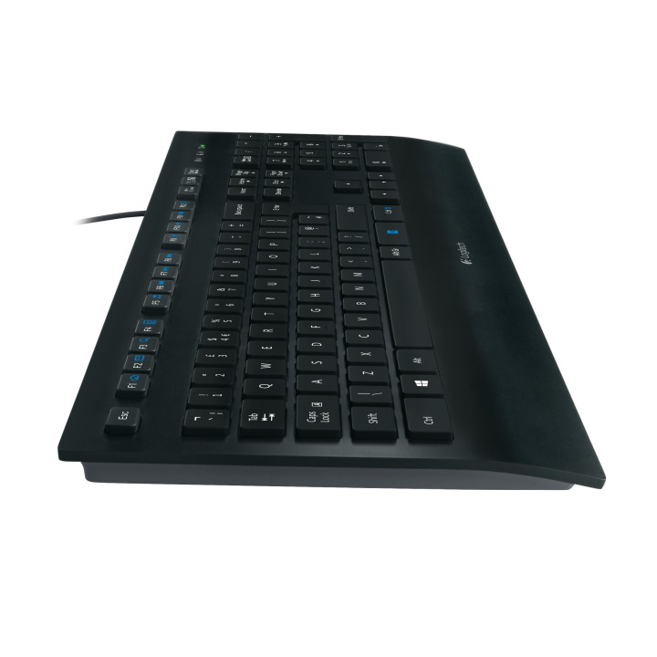 Logitech K280E Pro f  Business teclado USB QWERTY Estados Unidos (Internacional) Preto